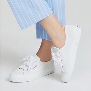 Superga 2759 Chunky lace - white - size 7.5 (women) 6 (men)